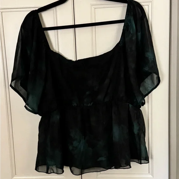 Disturbia Lichen Chiffon Top - Picture 6 of 8